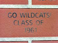 Class of '61 brick