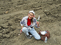 Sandra at Crater of Diamonds