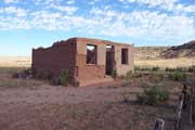 Adobe school near CO-UT border