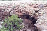 Lava tube entry