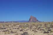 Shiprock showing 'wings'