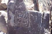 Petroglyph close-up