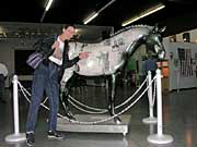 Sandra with painted pony