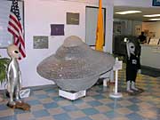 A spaceship of sequins, UFO Museum