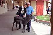 Sandra & Murray, with burro