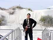 Sandra at the dunes