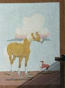 horse mural