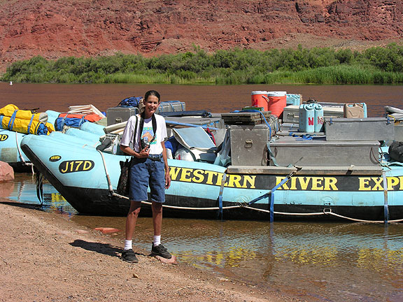 Sandra at Lee's Ferry