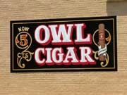 Owl Cigar Sign