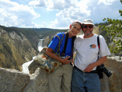 Bill & Sandra at Artists Point, Yellowstone